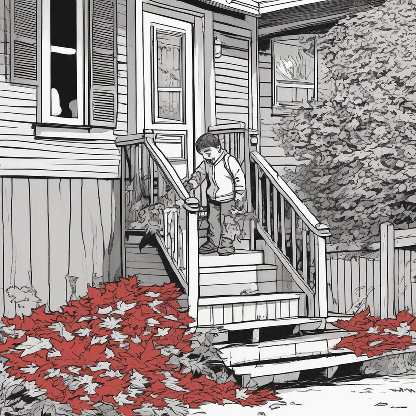Maple leaves won't stay on the valuation notice.